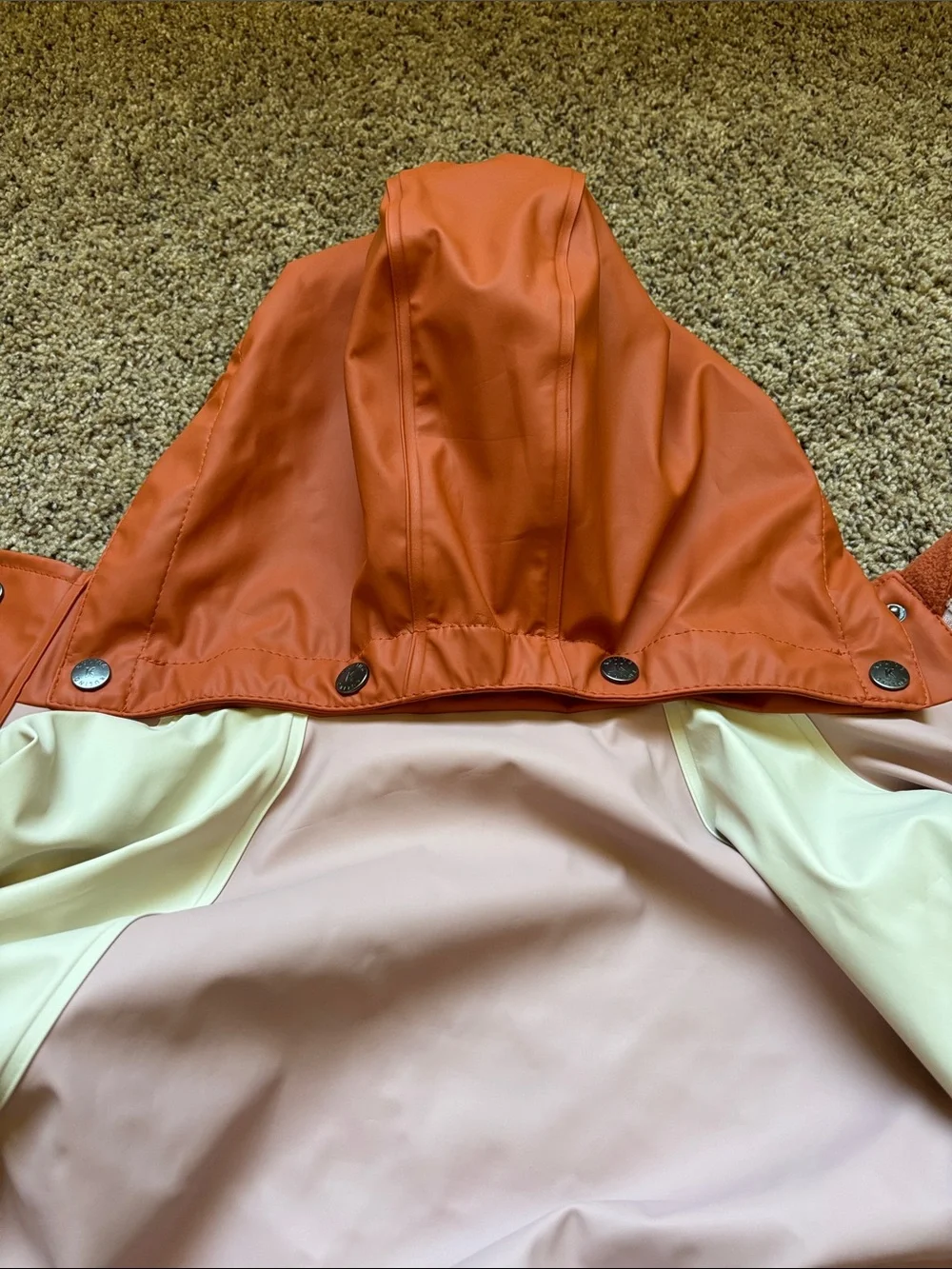 Kuling colorblock rain jacket - pink